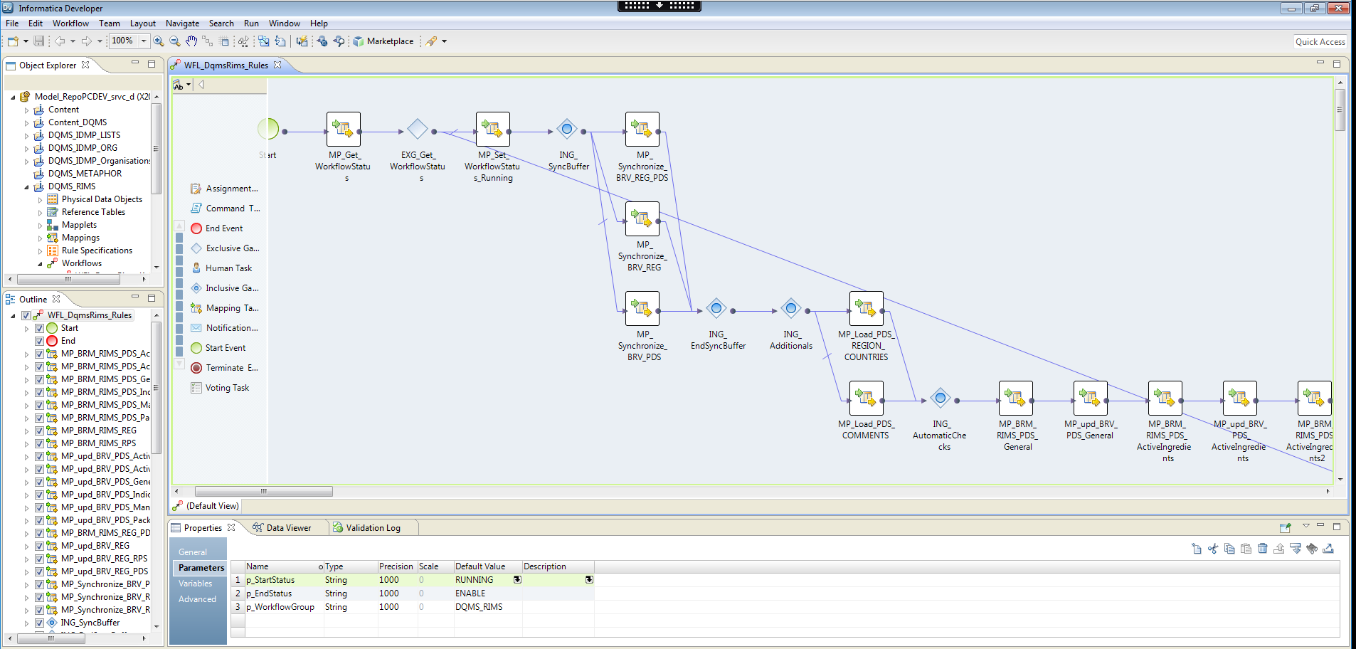 Designing a mapping in Informatica Developer