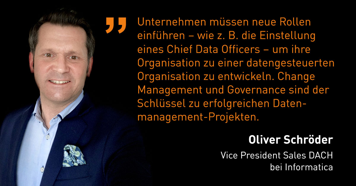 Interview mit Oliver Schröder, Vice President Sales DACH bei Informatica