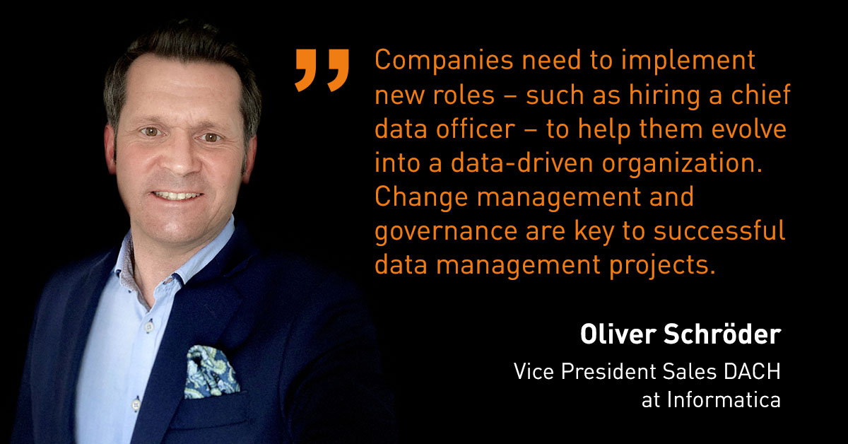 Interview with Oliver Schröder, Vice President Sales DACH at Informatica
