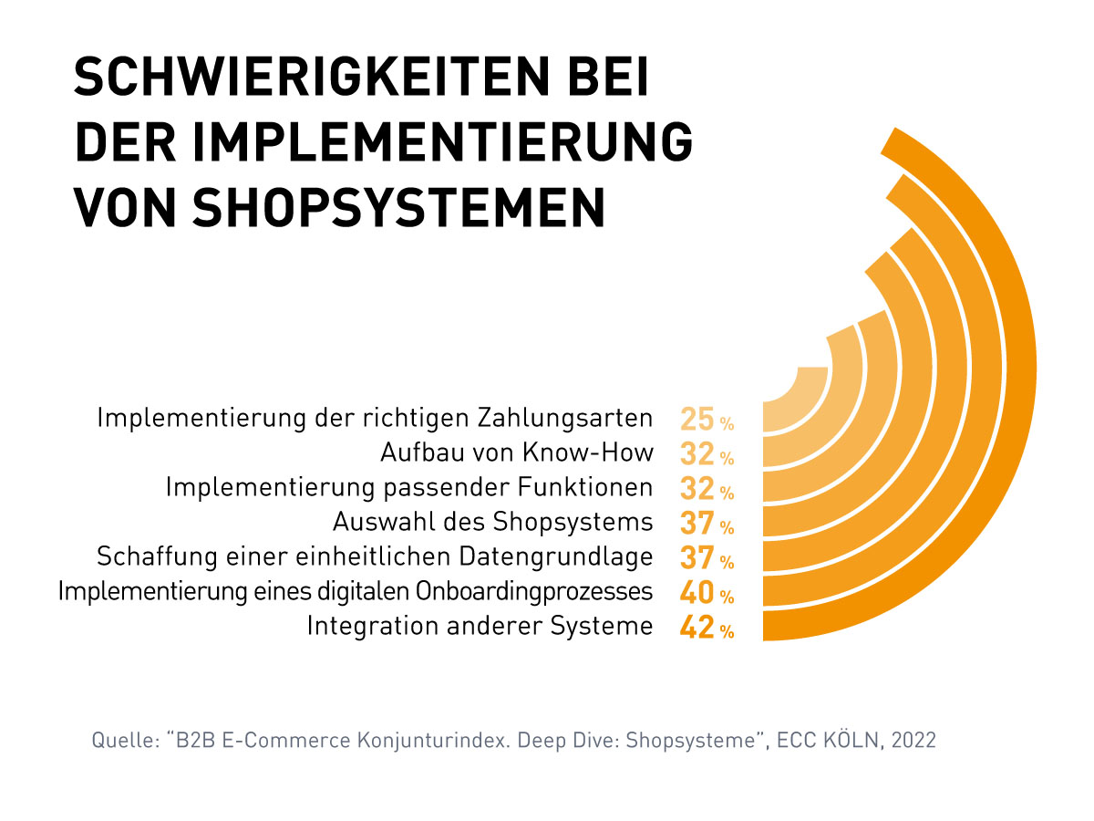 Schwierigkeiten bei der Implementierung von Shopsystemen