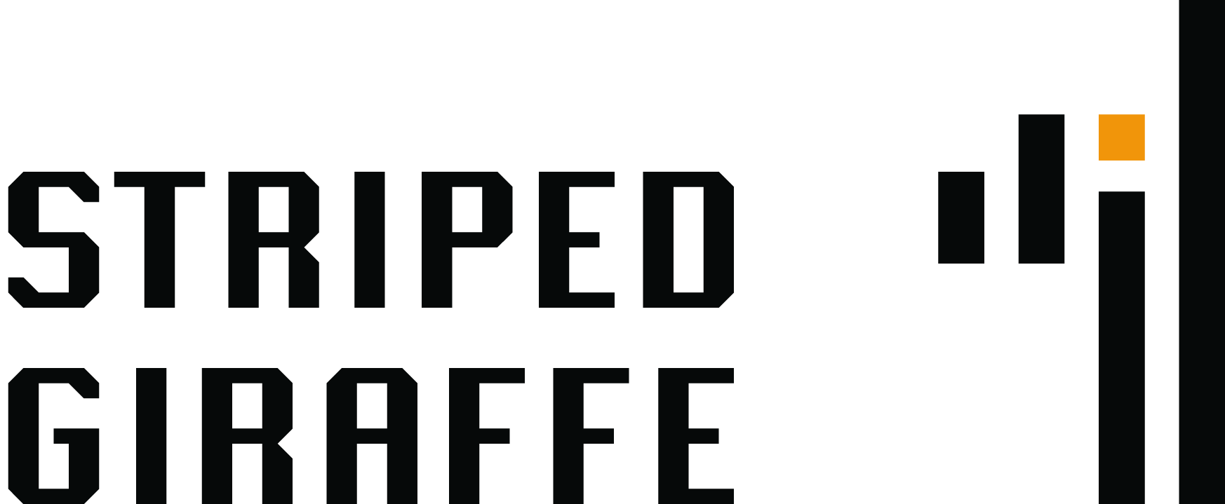 Striped Giraffe logo (horizontal left) Striped Giraffe logo