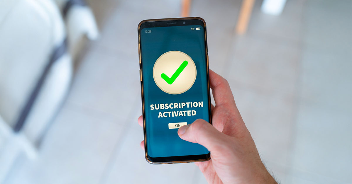 Subscription in e-commerce - illustrative image