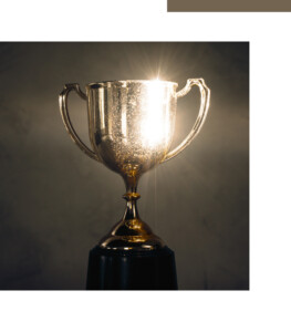 champion golden trophy placed on wooden table Success Factors